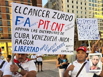 Críticas de cubanos en Uruguay