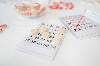 Cartón de bingo. Freepik