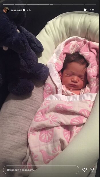 Zaira rememoró los primeros días