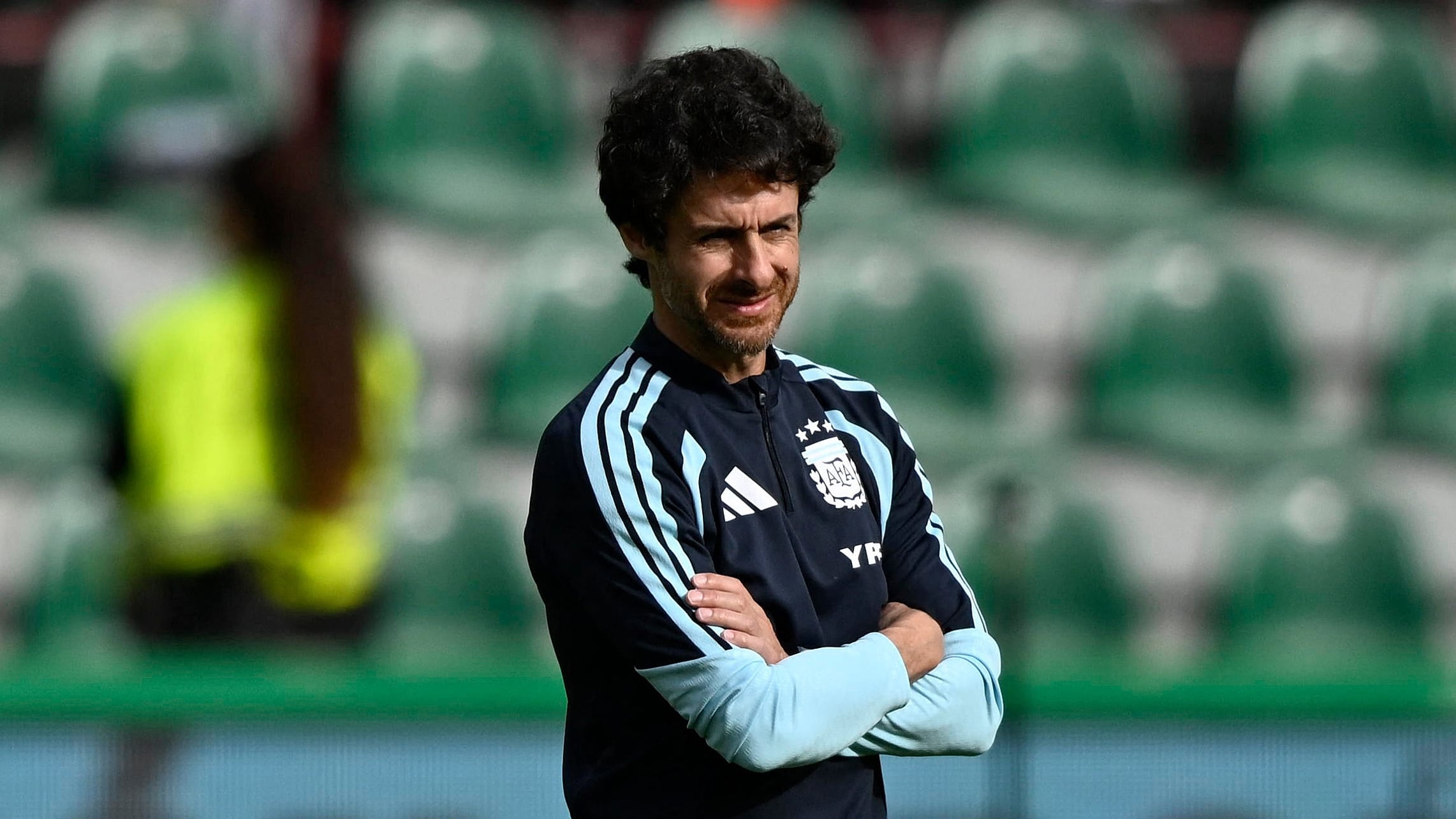 Pablo Aimar es uno de los ayudantes de campo de Lionel Scaloni en la selección argentina (REUTERS/Pablo Morano)