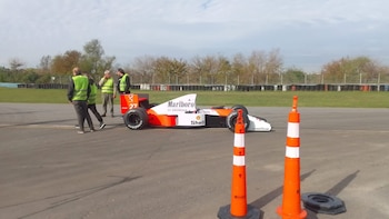 El McLaren MP4/5B en la