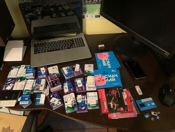 La policía cibernética ucraniana realizó