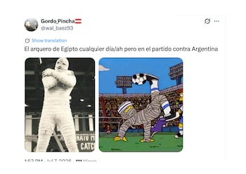 Memes Argentina-Egipto