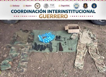 Capturan en Guerrero a dos miembros de "Los Ardillos" con explosivos y droga. Fiscalía de Guerrero