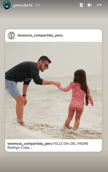 Rodrigo Cuba reposteó una imagen