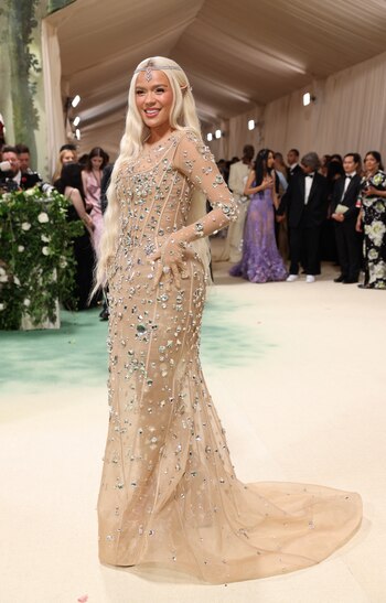 Karol G poses at the