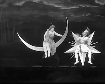"El eclipse: El cortejo entre el Sol y la Luna", de Georges Méliès