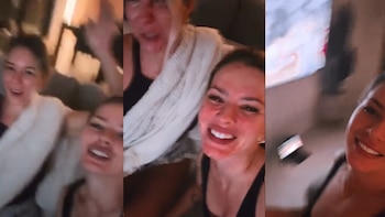 La eufórica reacción de la China Suárez por el triunfo de la selección argentina: el video con amigos desde Miami