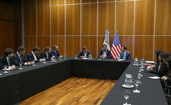 Darío Genua, recibió al vicepresidente de la Cámara de Comercio de Estados Unidos, Neil Herrington