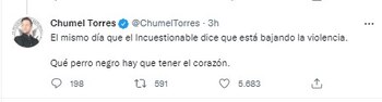 Torres recordó que tras el