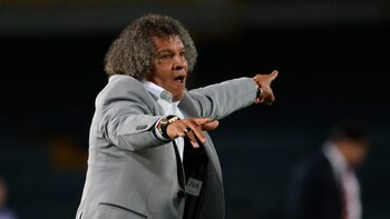 El técnico de Millonarios, Alberto