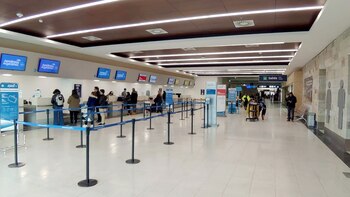 Hall del aeropuerto de Bariloche