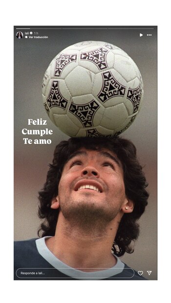 Lali usó una icónica fotografía