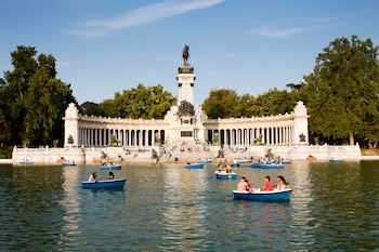 Estanque del Retiro, en Madrid.