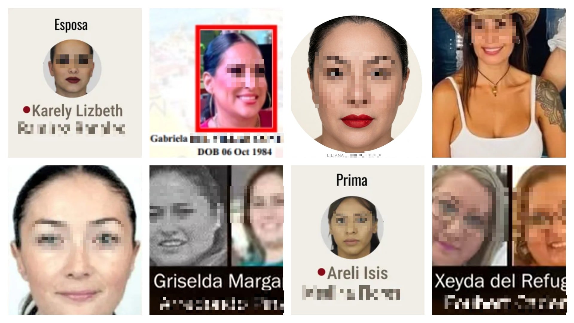 Esposas, novias, familiares y empleadas: las mujeres del CJNG buscadas por EEUU y su papel en la organización