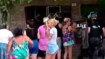 Vecinos del barrio Tablada, en