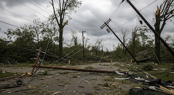 Las cuadrillas de emergencia trabajaron