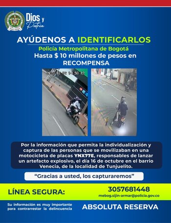 Las autoridades ofrecieron una recompensa