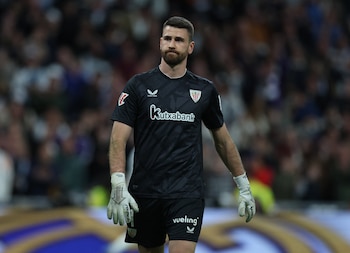 Unai Simón. (REUTERS/Isabel Infantes)