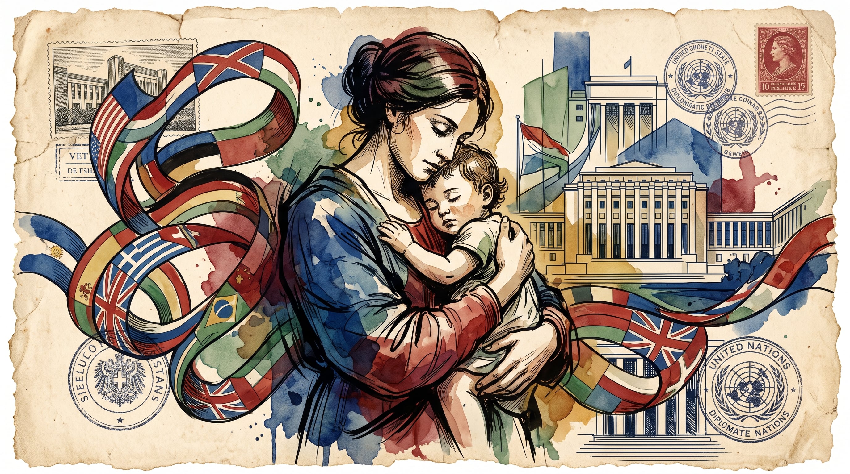 El Consenso de Ginebra promueve la protección de la vida, la salud de las mujeres, la maternidad y la familia, la igualdad de oportunidades, la cooperación internacional y la soberanía de los Estados para definir sus propias políticas sobre el aborto - crédito Visuales IA