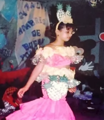 El vestido con materiales reciclados