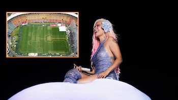 Así quedó la grama del