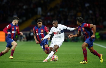 Nuno Mendes durante el partido