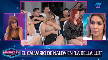 "Váyanse bien de la casa donde comen": Naldy Saldaña recuerda el momento que la hizo llorar tras denunciar presunto acoso. Captura: Magaly TV La Firme.