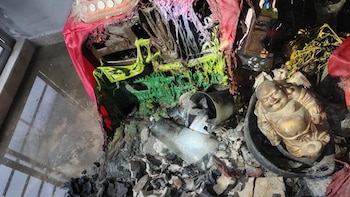 Un altar de Santería generó