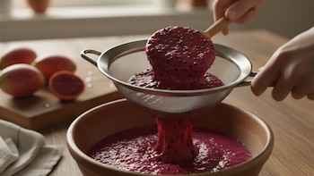 Proceso artesanal: pulpa de tuna