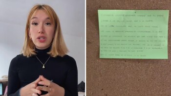 Fue al dentista, su vecina