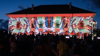 Un festival de arte digital iluminó la costa del mar Negro en Bulgaria