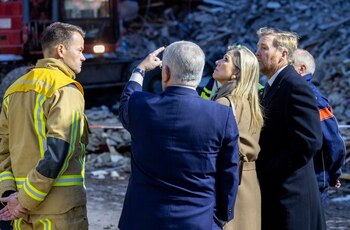 Los reyes Guillermo y Máxima,