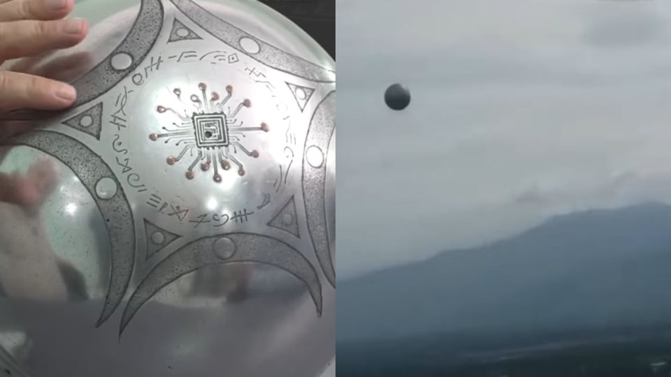 El objeto no identificado fue visto sobrevolando el municipio vallecaucano a inicios de marzo del 2025 - crédito @jaimemaussanoficial / IG