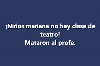 Mensaje de indignación compartido tras
