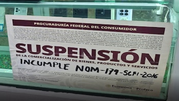 Profeco coloca sellos de suspensión