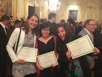 Sofía en París durante su