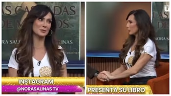 Nora Salinas reapareció en televisión