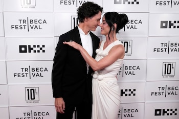 Katy Perry y Justin Trudeau deslumbra en Tribeca