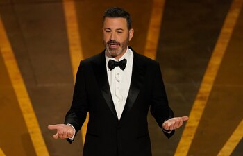 El anfitrión Jimmy Kimmel habla