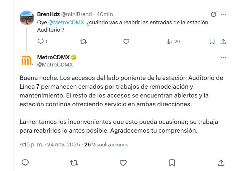 (X/ @MetroCDMX)