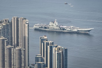 El primer portaviones chino fabricado