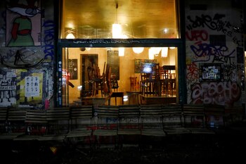 Bares cerrador en Berlín. REUTERS/Michele Tantussi