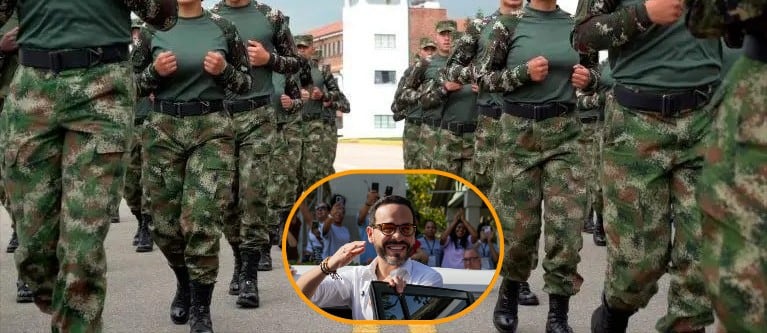 El candidato afirmó que reintegrará a soldados que no cumplan órdenes institucionales por parte del Gobierno Petro - crédito Ejército Nacional/Reuters