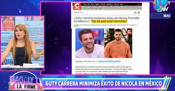 Magaly Medina comenta la respuesta que dio Guty Carrera cuando le preguntaron si conoce el éxito de Nicola Porcella en México