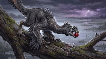 La “gallina del infierno” no era un depredador, su mandíbula estaba adaptada para triturar frutos carnosos