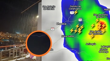 Relámpagos y truenos sorprenden a