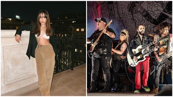 Los cantantes cantaron un cover