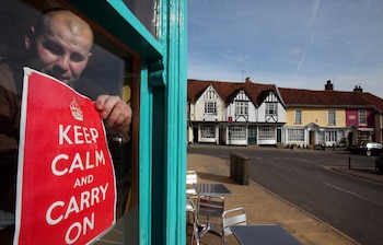 El cartel “Keep Calm and