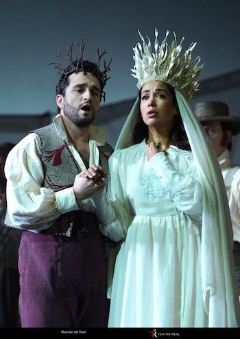 08/12/2022 Xabier Anduaga regresa este domingo al Teatro Real para cantar al amor a través de distintos personajes.
El tenor Xabier Anduaga ofrecerá un concierto en el Teatro Real este domingo, 4 de octubre, a las 19.30 horas, en el que "cantará al amor a través de muy distintos personajes y situaciones dramatúrgicas, en una auténtica cartografía de las emociones amorosas del Romanticismo".
ESPAÑA EUROPA MADRID CULTURA
TEATRO REAL